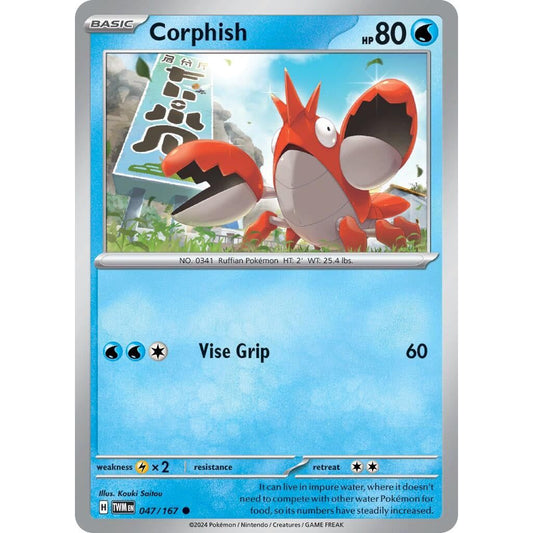 Image for Corphish (047/167) (TWM) - Pokemon
