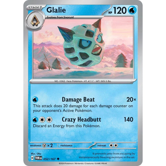 Image for Glalie (052/167) (TWM) - Pokemon