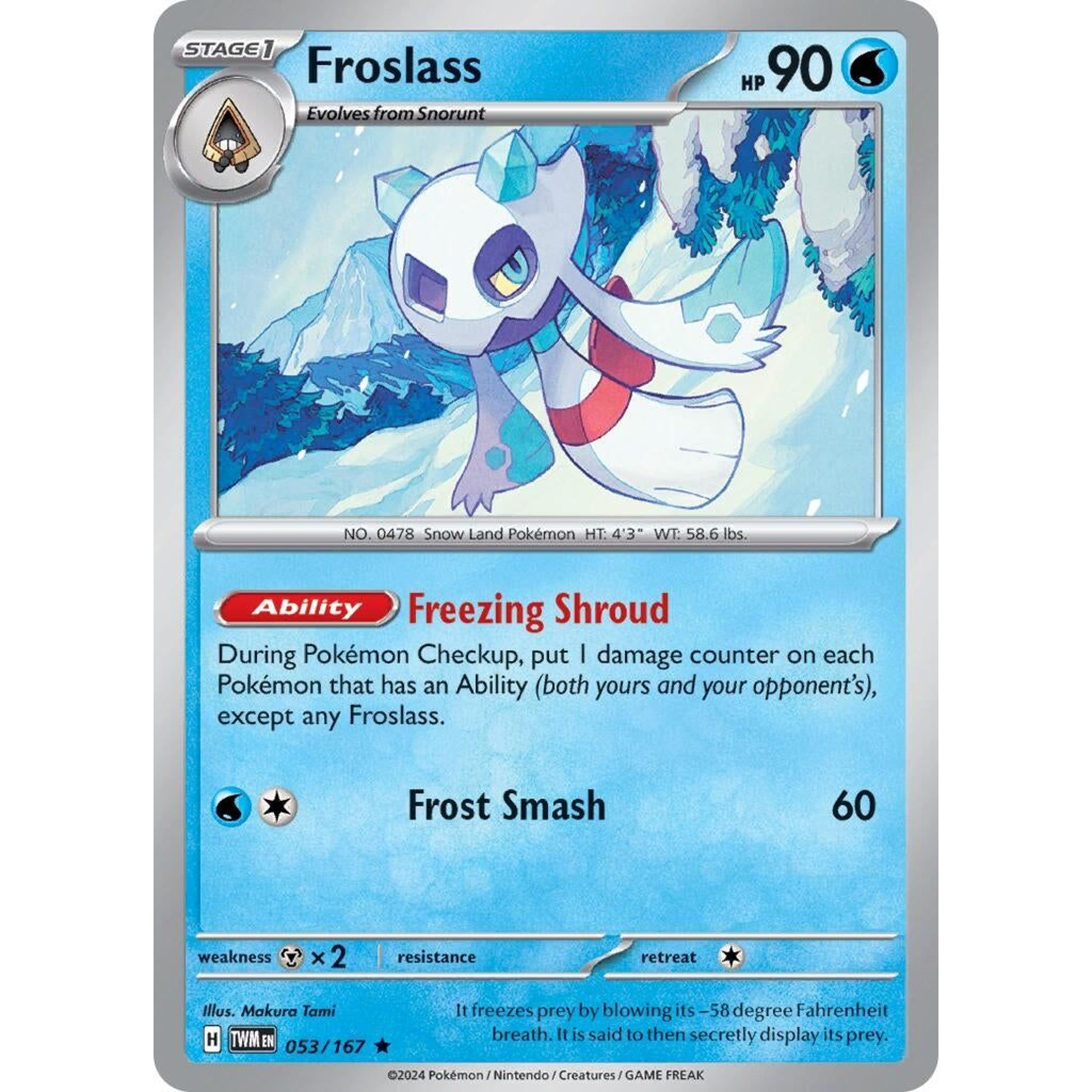 Image for Froslass (053/167) (TWM) - Pokemon