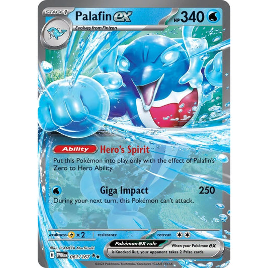 Image for Palafin ex (061/167) (TWM) - Pokemon