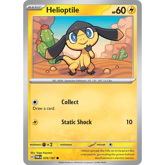 Image for Helioptile (070/167) (TWM) - Pokemon