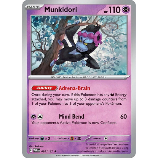 Image for Munkidori (095/167) (TWM) - Pokemon