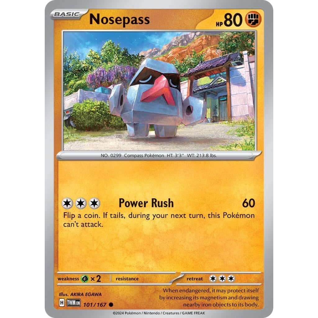 Image for Nosepass (101/167) (TWM) - Pokemon