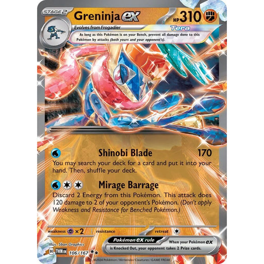 Image for Greninja ex (106/167) (TWM) - Pokemon