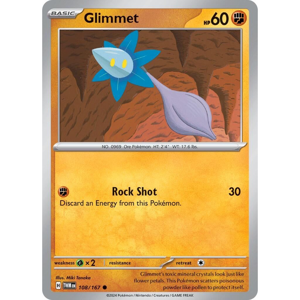 Image for Glimmet (108/167) (TWM) - Pokemon