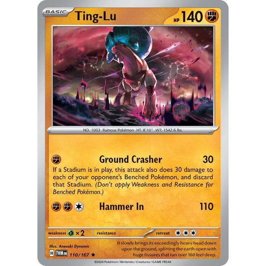 Image for Ting-Lu (110/167) (TWM) - Pokemon