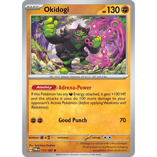 Image for Okidogi (111/167) (TWM) - Pokemon