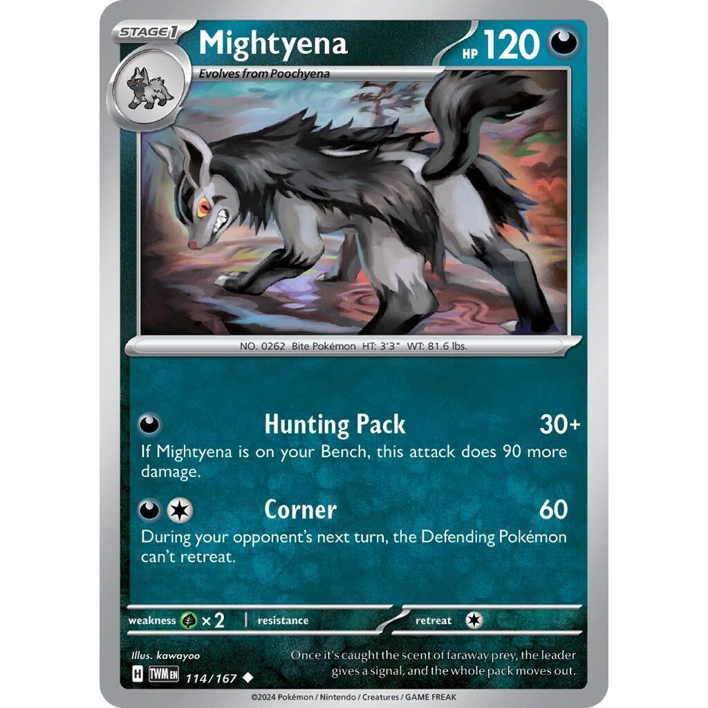 Image for Mightyena (114/167) (TWM) - Pokemon