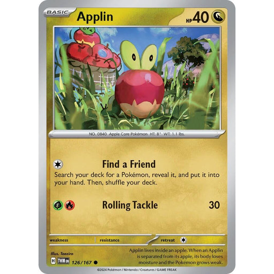 Image for Applin (126/167) (TWM) - Pokemon