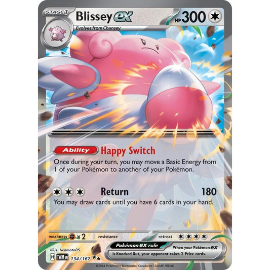 Image for Blissey ex (134/167) (TWM) - Pokemon