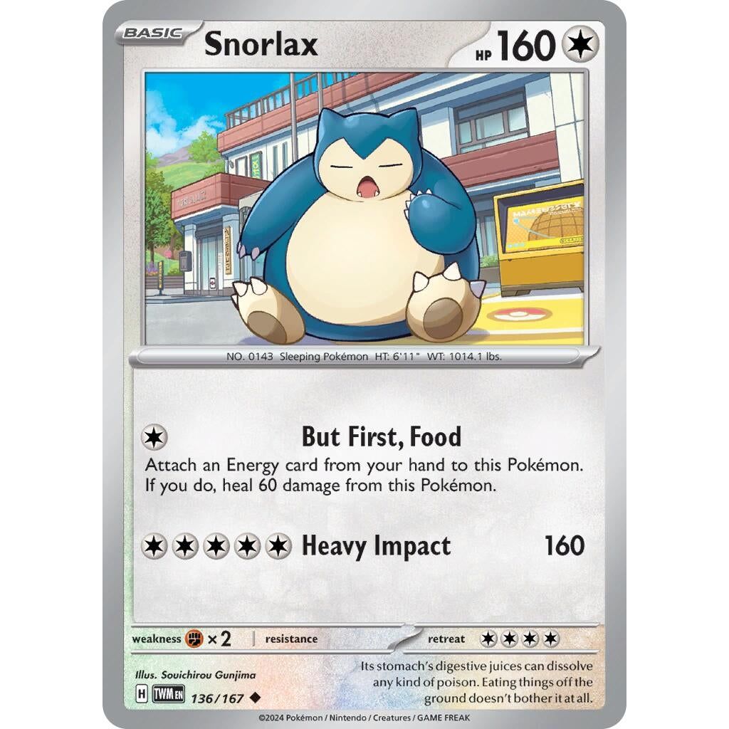Image for Snorlax (136/167) (TWM) - Pokemon