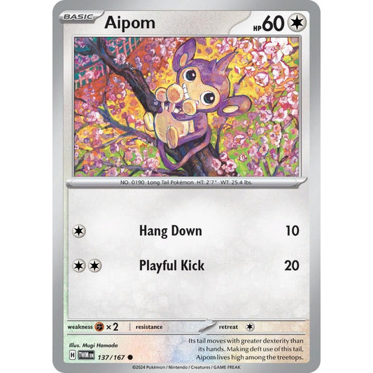 Image for Aipom (137/167) (TWM) - Pokemon