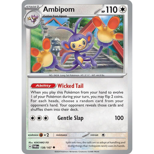 Image for Ambipom (138/167) (TWM) - Pokemon