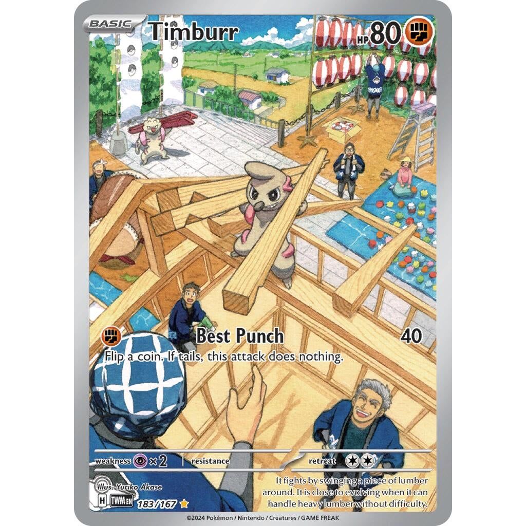 Image for Timburr (183/167) (TWM) - Pokemon