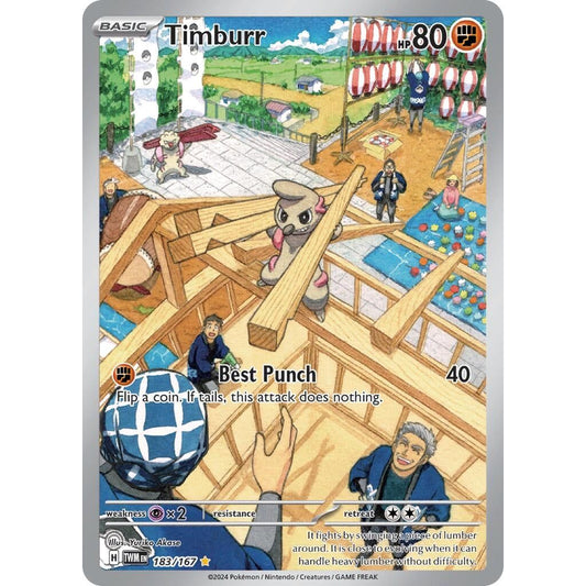 Image for Timburr (183/167) (TWM) - Pokemon