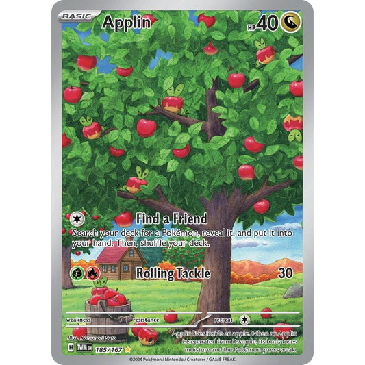 Image for Applin (185/167) (TWM) - Pokemon