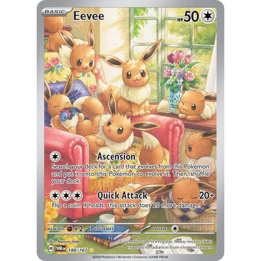 Image for Eevee (188/167) (TWM) - Pokemon