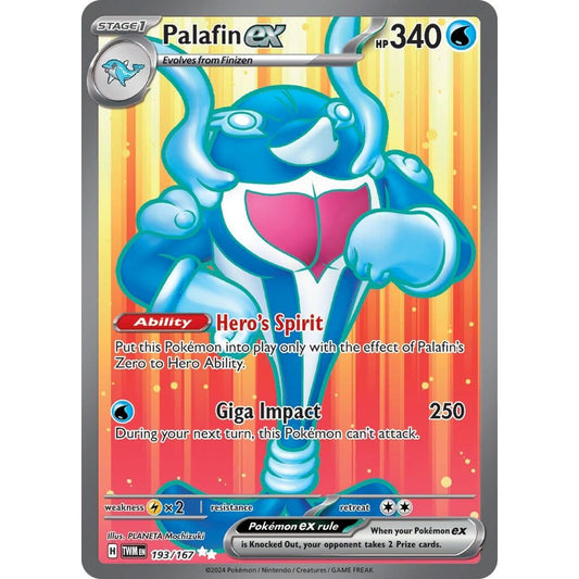 Image for Palafin ex (193/167) (TWM) - Pokemon