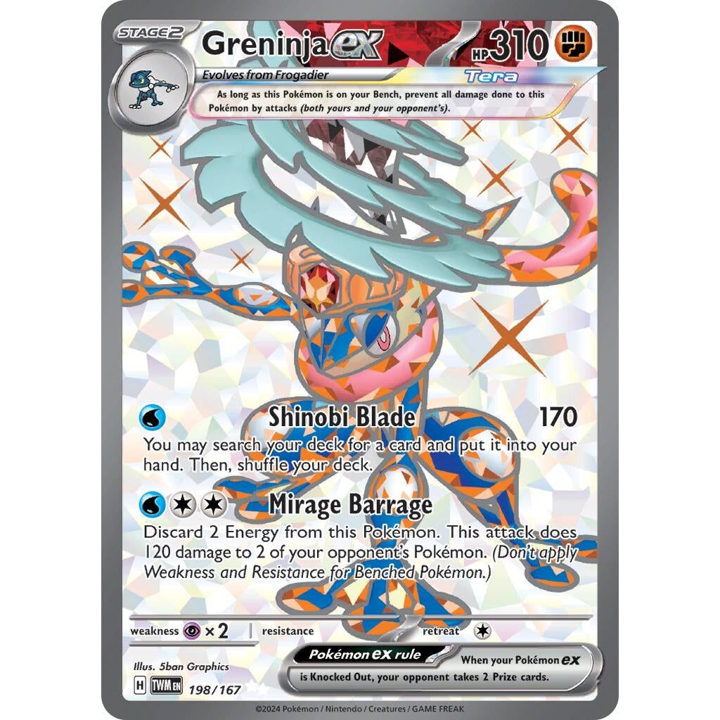 Image for Greninja ex (198/167) (TWM) - Pokemon