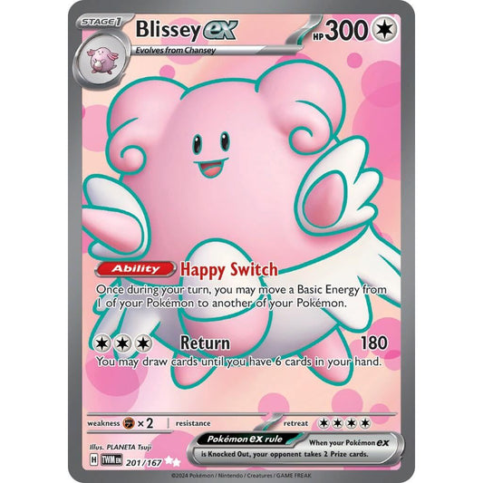 Image for Blissey ex (201/167) (TWM) - Pokemon