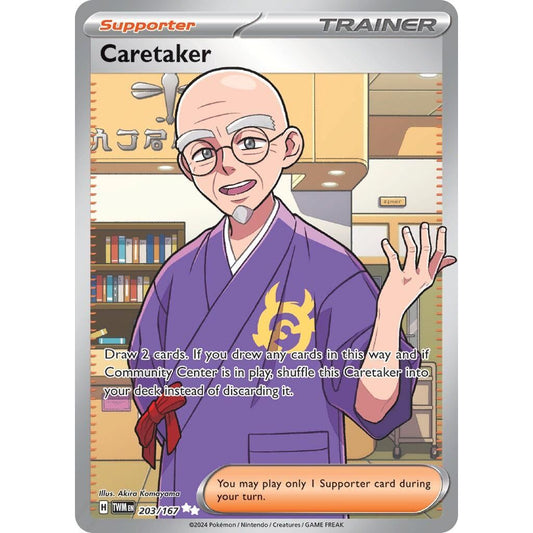 Image for Caretaker (203/167) (TWM) - Pokemon
