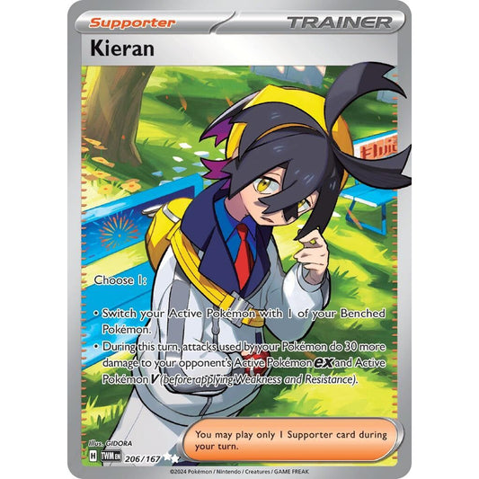 Image for Kieran (206/167) (TWM) - Pokemon