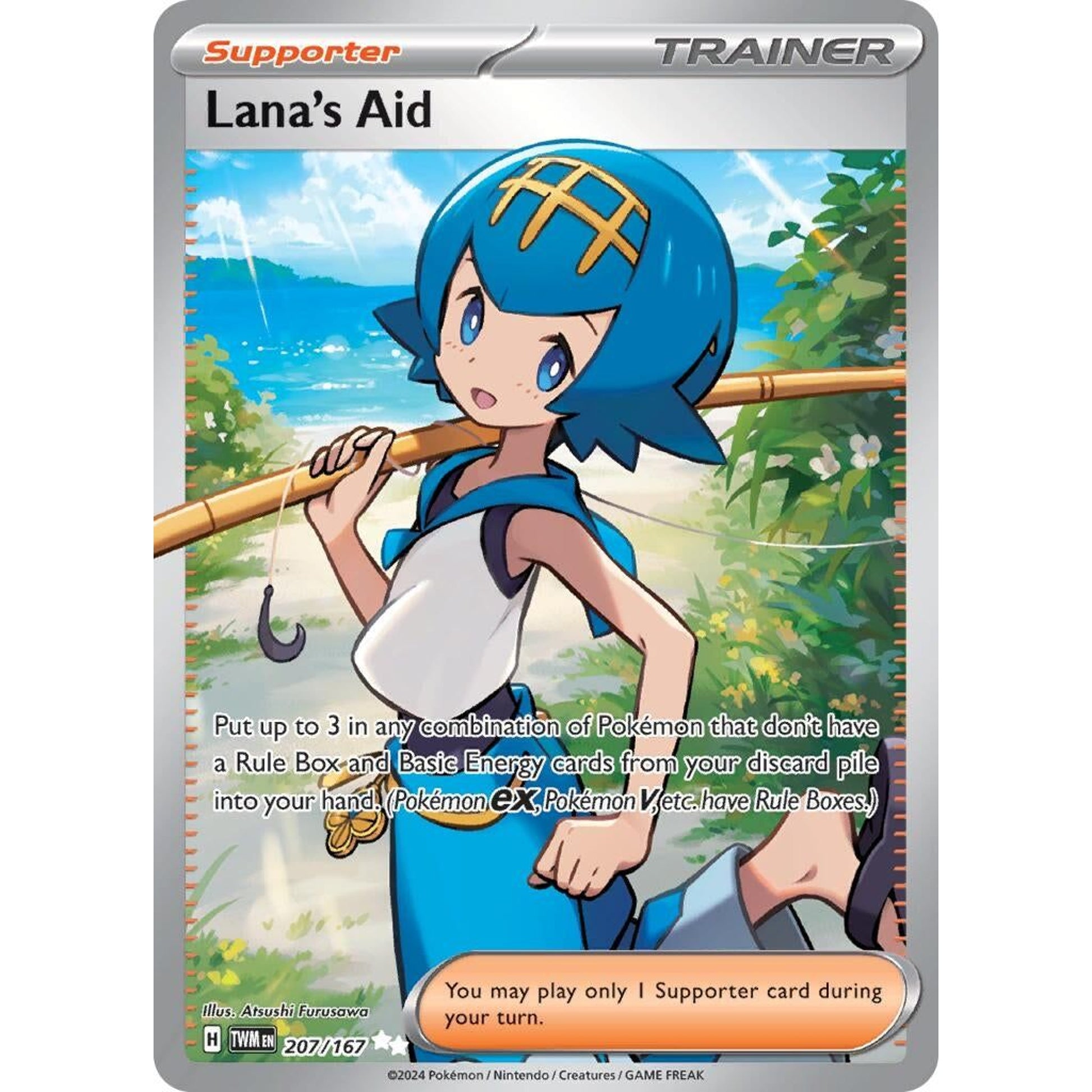 Image for Lana's Aid (207/167) (TWM) - Pokemon