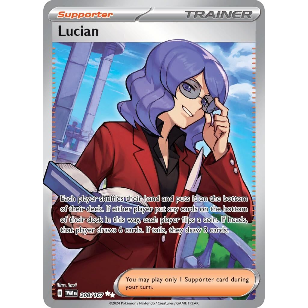 Image for Lucian (208/167) (TWM) - Pokemon