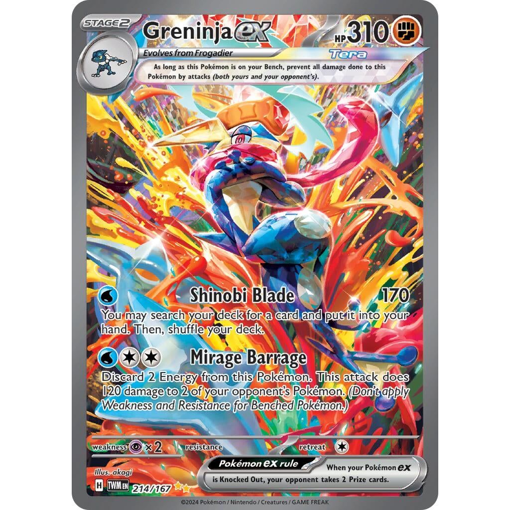 Image for Greninja ex (214/167) (TWM) - Pokemon