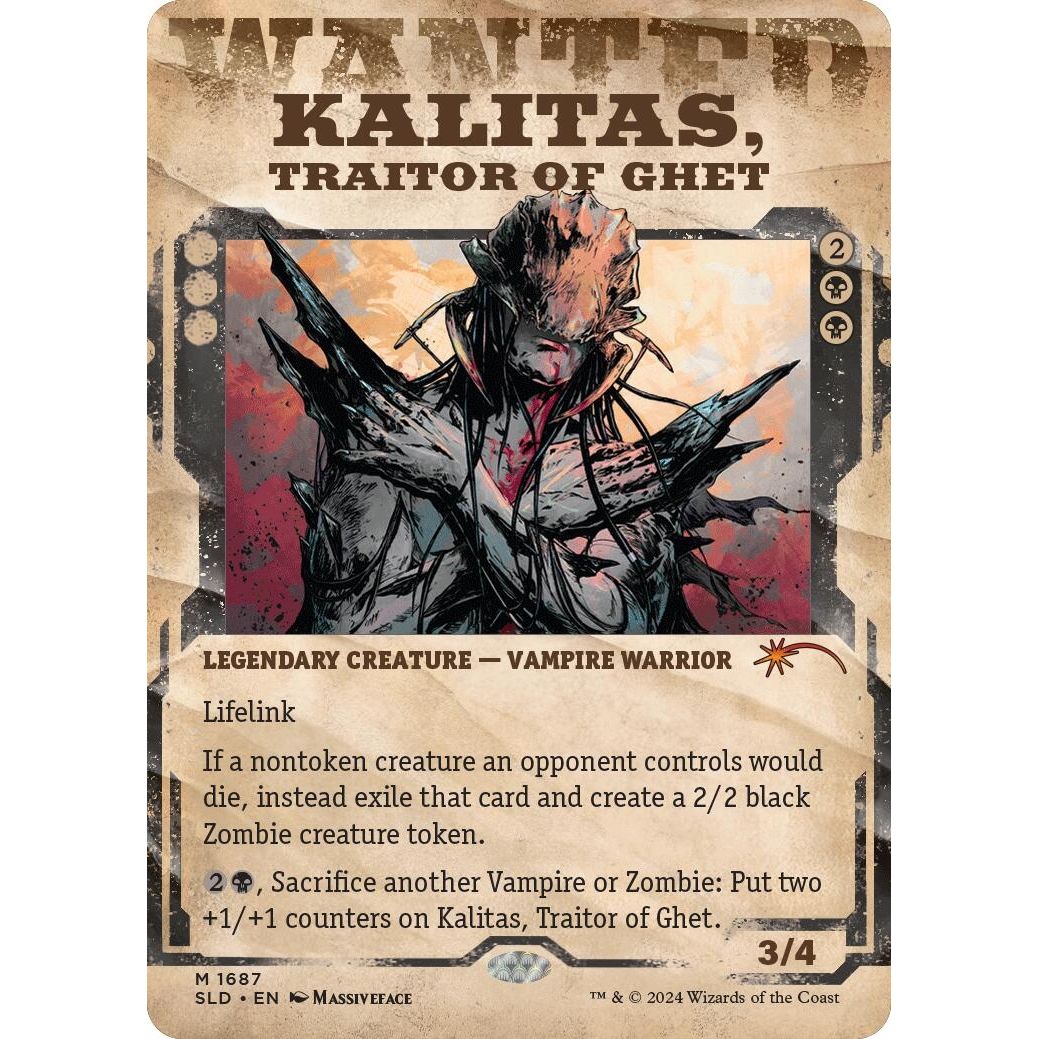 Image for Kalitas, Traitor of Ghet (1687) (SLD) - Magic: The Gathering