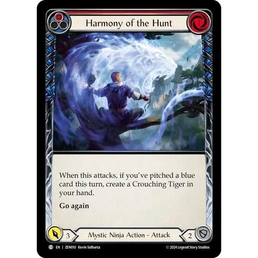 Image for Harmony of the Hunt (Red) (ZEN010) - Flesh and Blood TCG