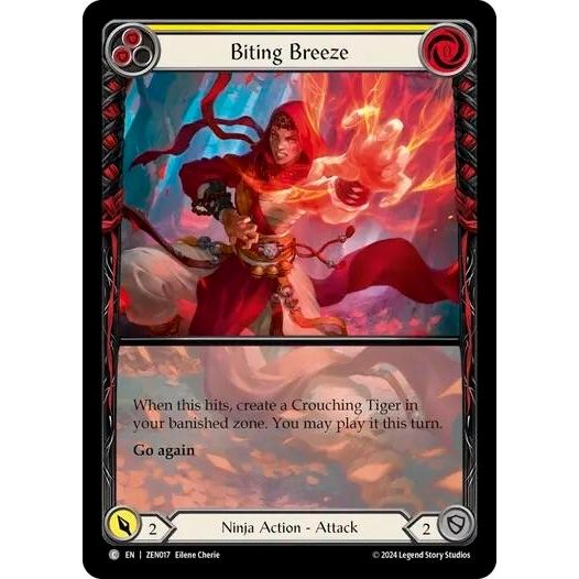 Image for Biting Breeze (Yellow) (ZEN017) - Flesh and Blood TCG