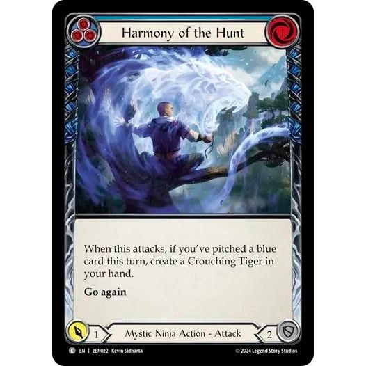 Image for Harmony of the Hunt (Blue) (ZEN022) - Flesh and Blood TCG