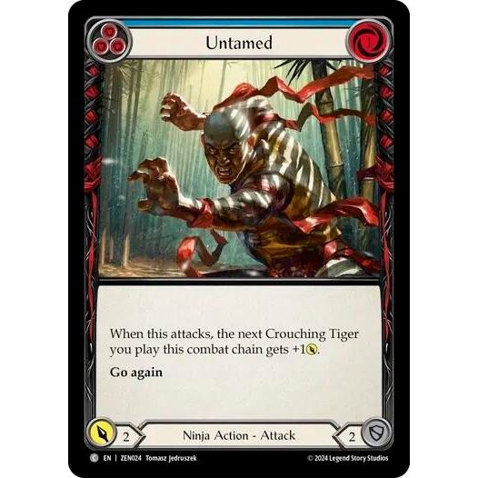 Image for Untamed (Blue) (ZEN024) - Flesh and Blood TCG