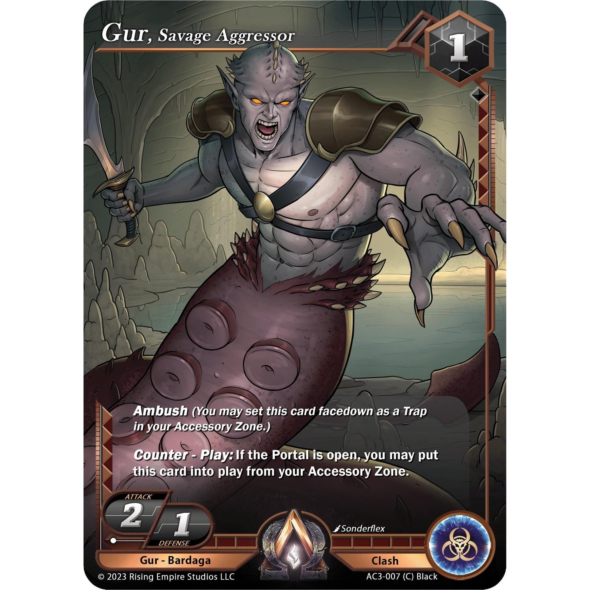 Image for Gur, Savage Aggressor (AC3-007) (AC3) - Alpha Clash