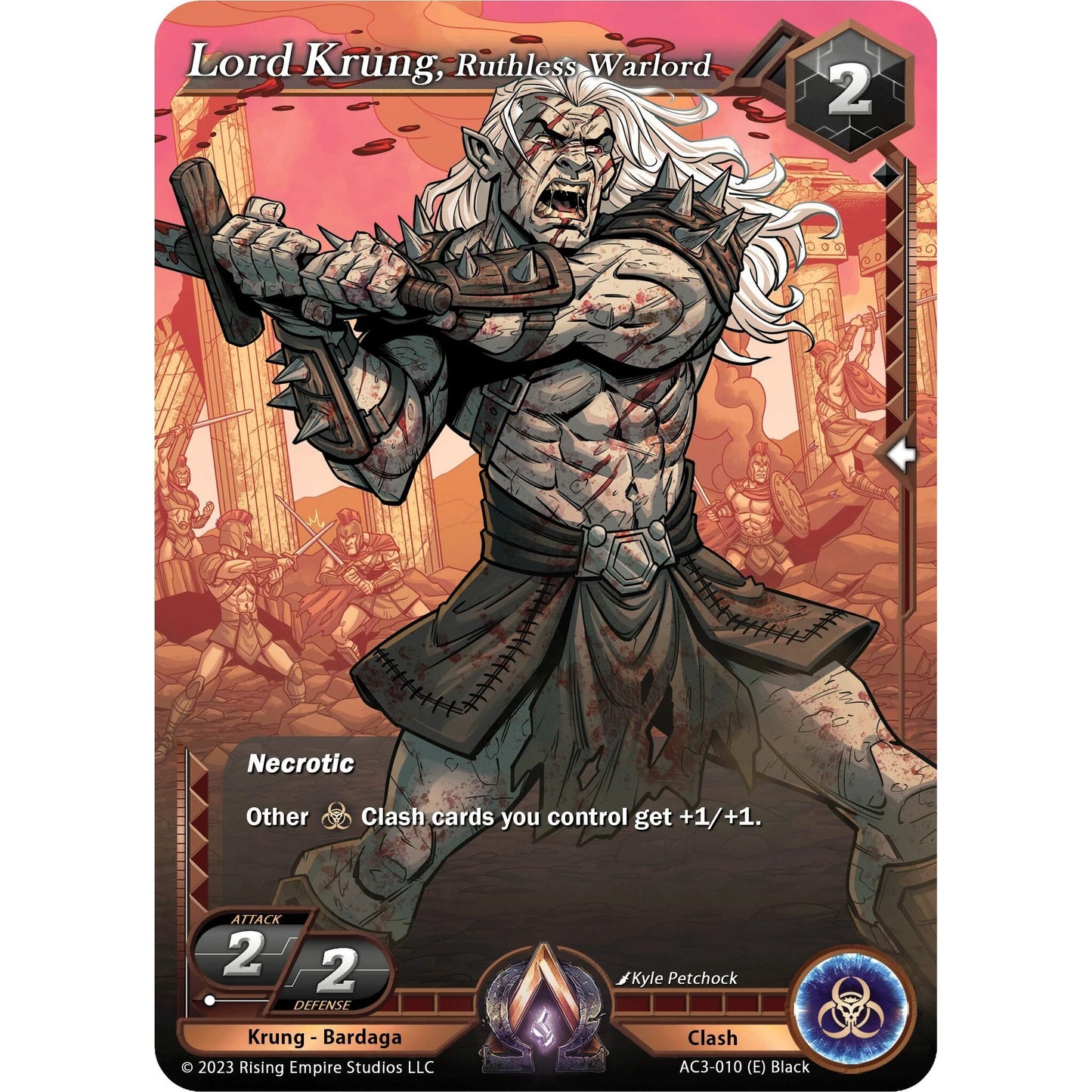 Image for Lord Krung, Ruthless Warlord (AC3-010) (AC3) - Alpha Clash