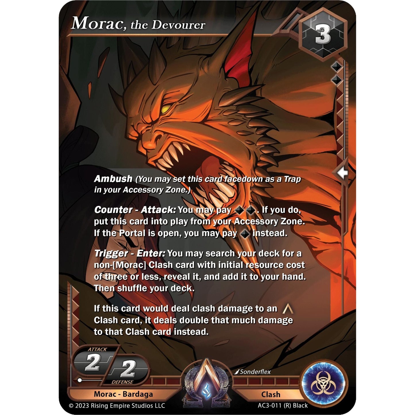 Image for Morac, the Devourer (AC3-011) (AC3) - Alpha Clash