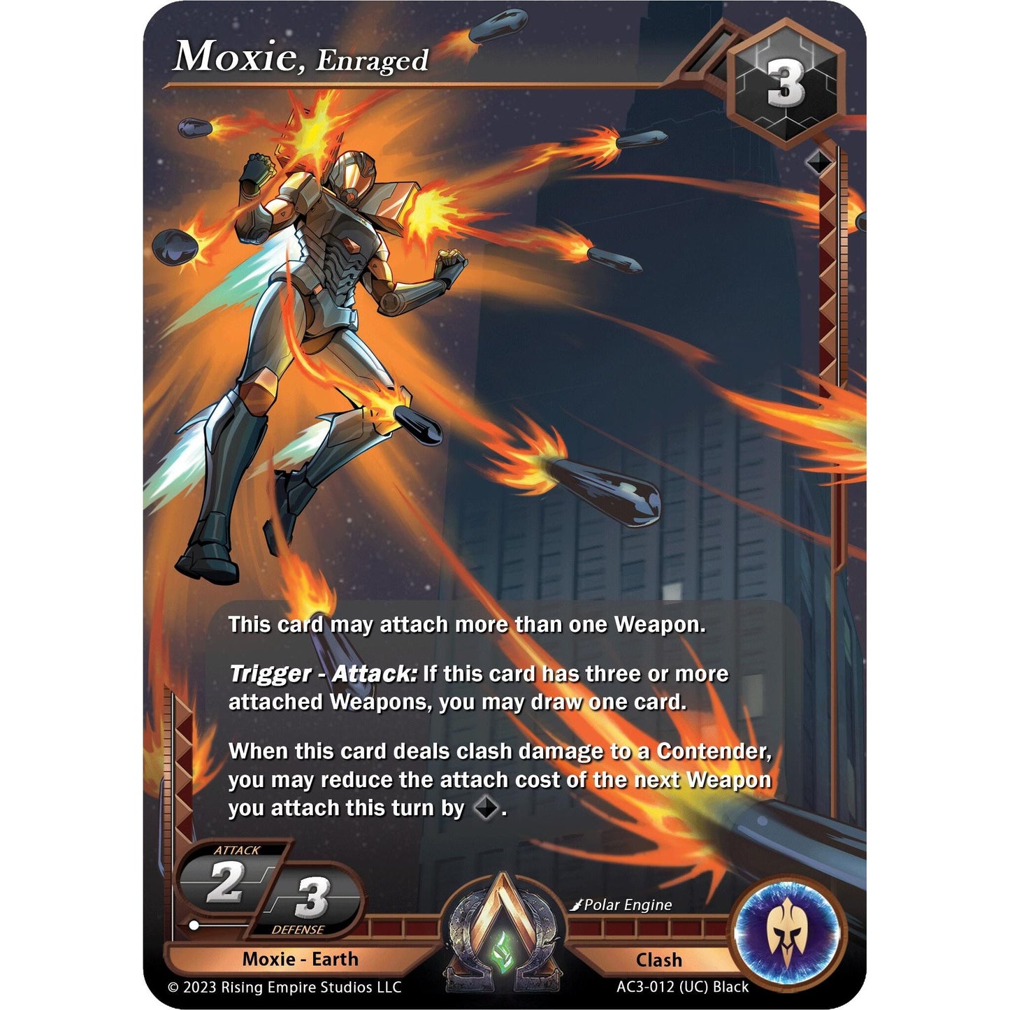 Image for Moxie, Enraged (AC3-012) (AC3) - Alpha Clash