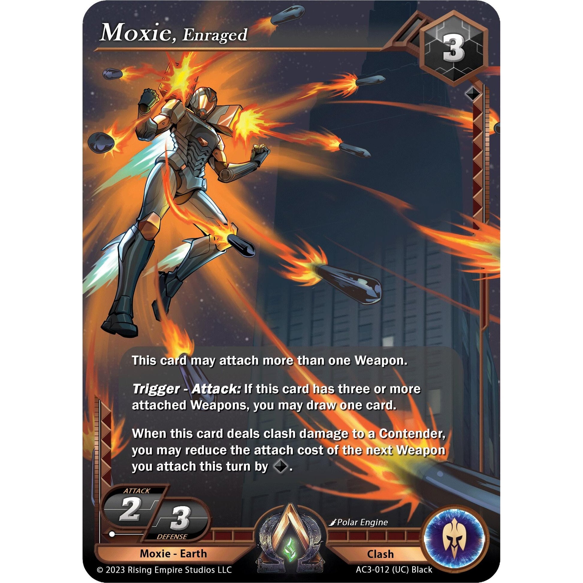 Image for Moxie, Enraged (AC3-012) (AC3) - Alpha Clash