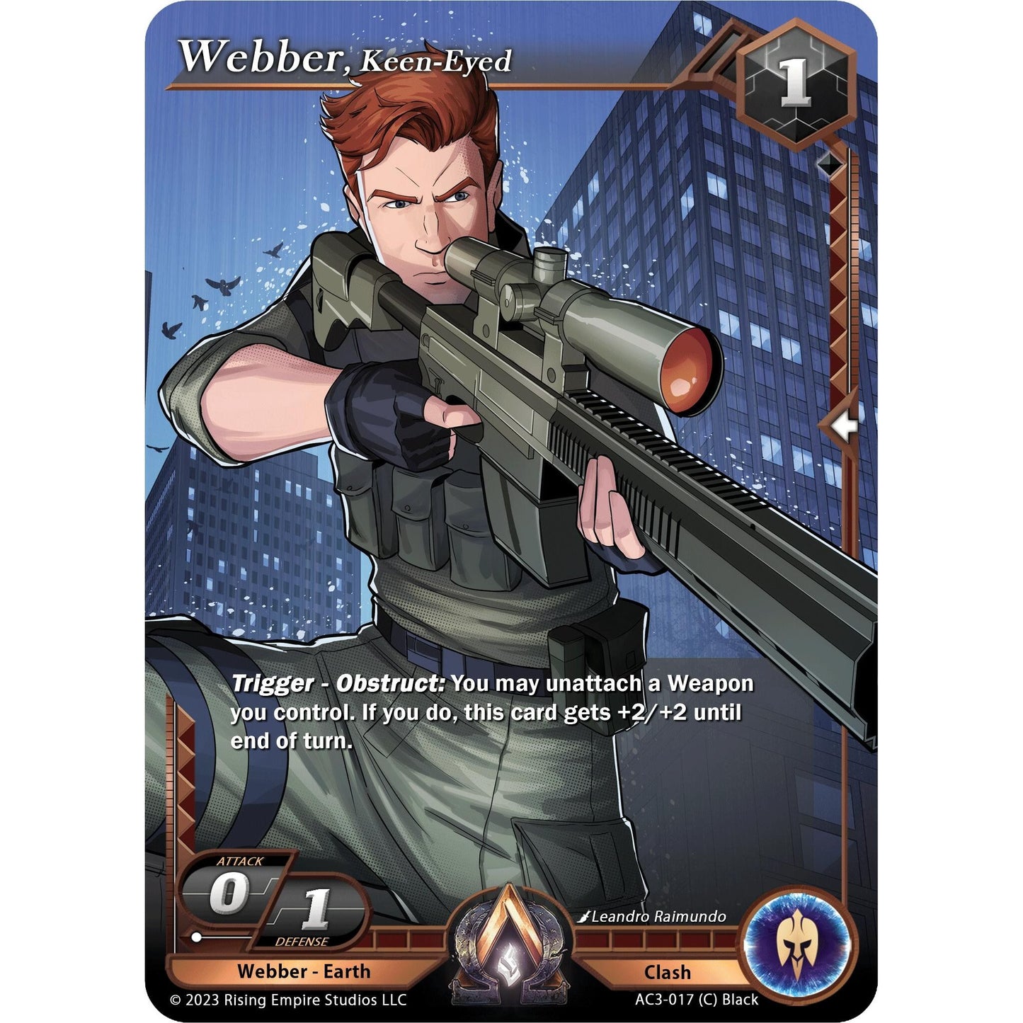 Image for Webber, Keen-Eyed (AC3-017) (AC3) - Alpha Clash