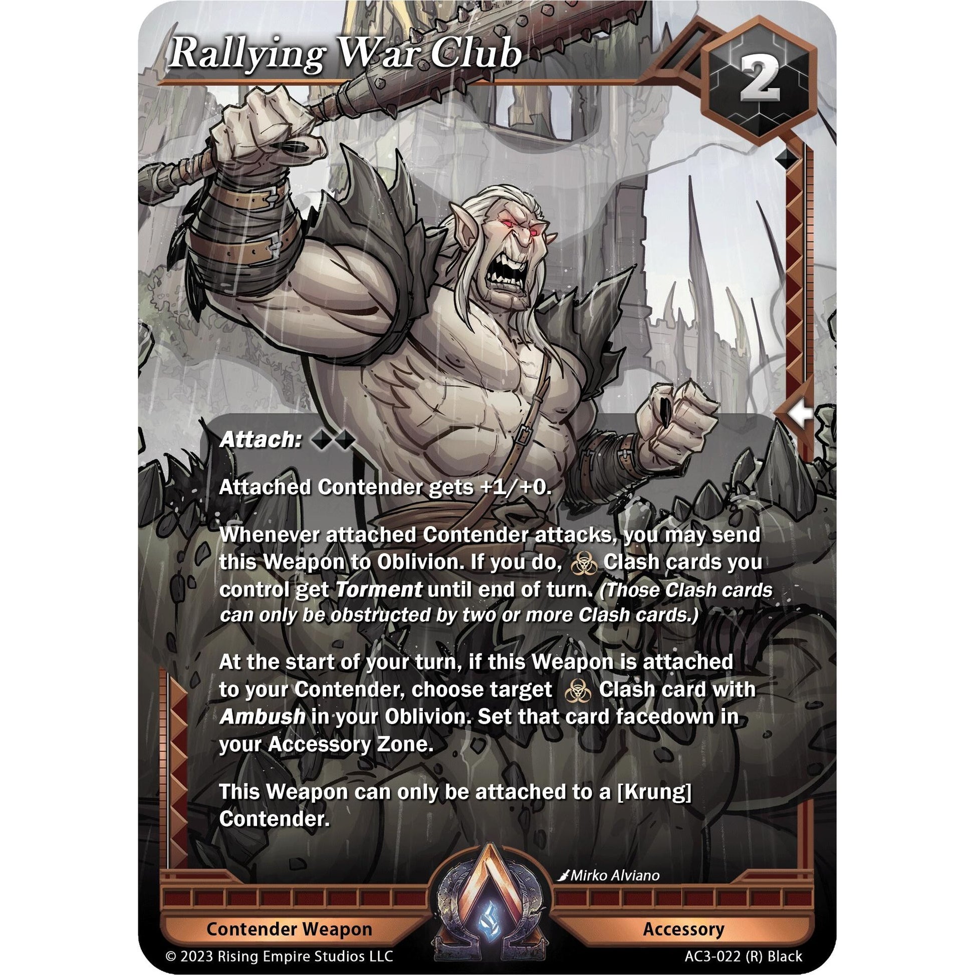 Image for Rallying War Club (AC3-022) (AC3) - Alpha Clash
