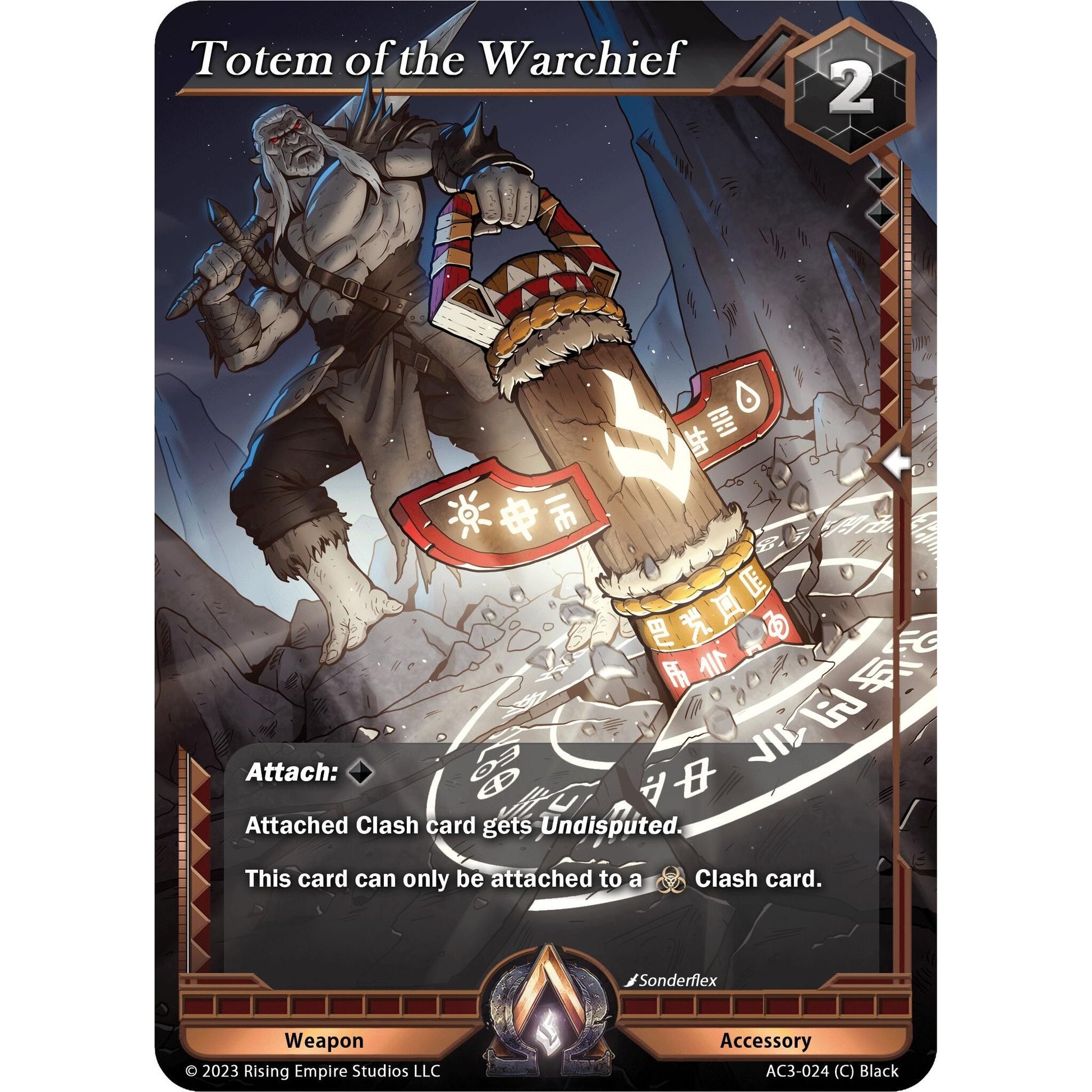 Image for Totem of the Warchief (AC3-024) (AC3) - Alpha Clash