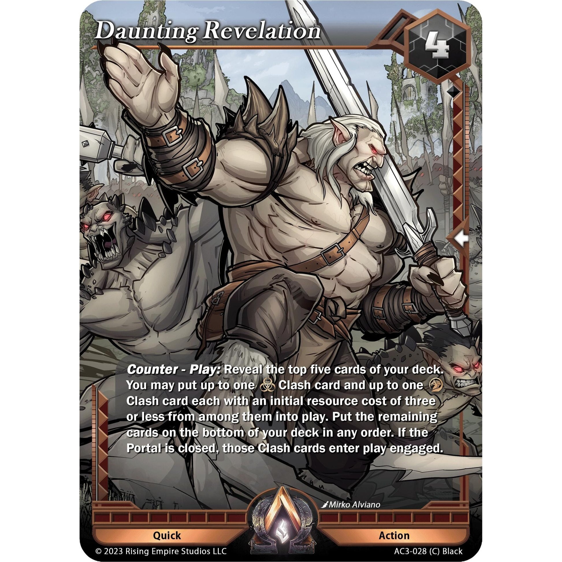 Image for Daunting Revelation (AC3-028) (AC3) - Alpha Clash