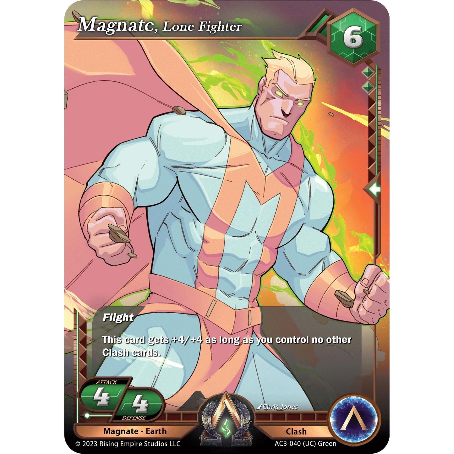 Image for Magnate, Lone Fighter (AC3-040) (AC3) - Alpha Clash