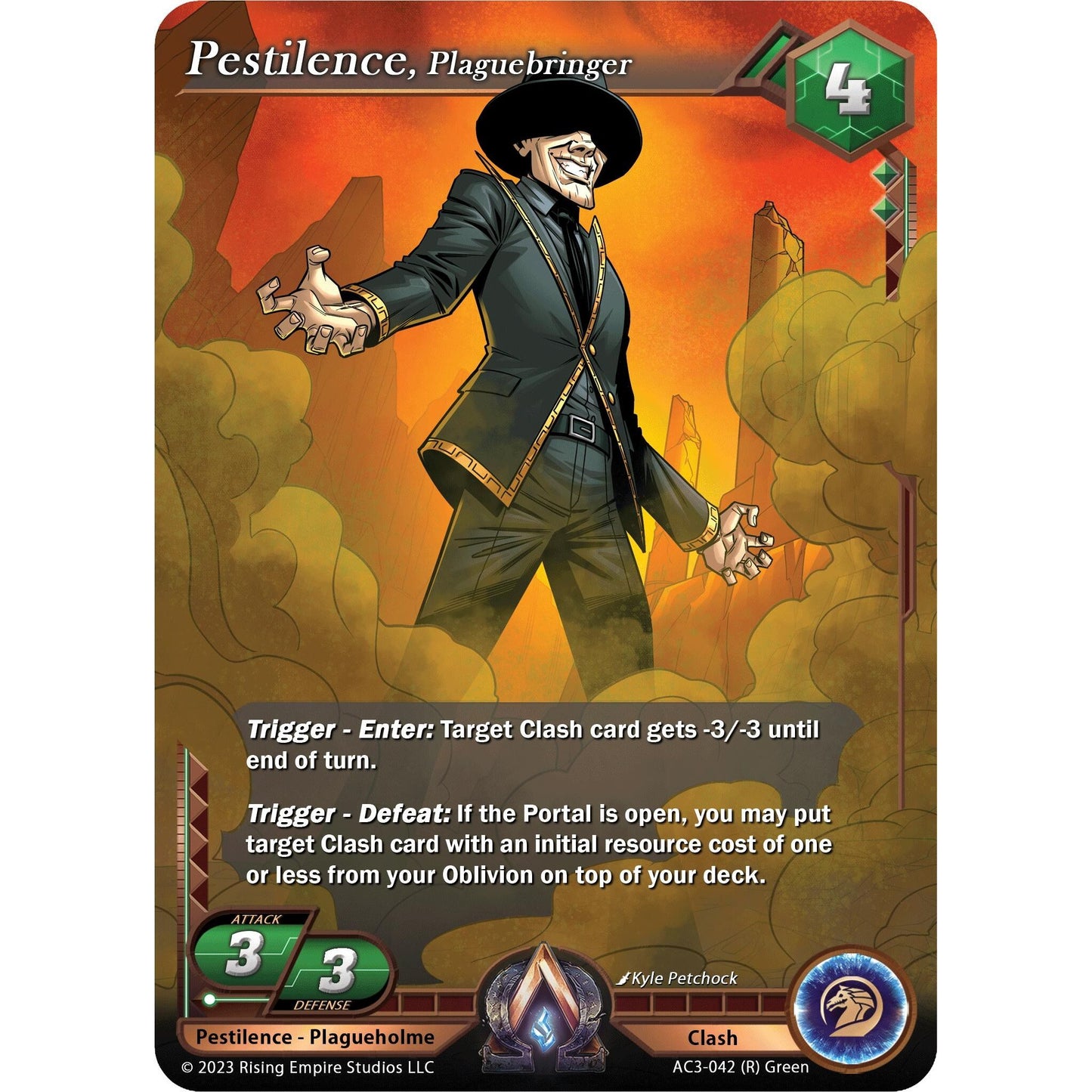 Image for Pestilence, Plaguebringer (AC3-042) (AC3) - Alpha Clash