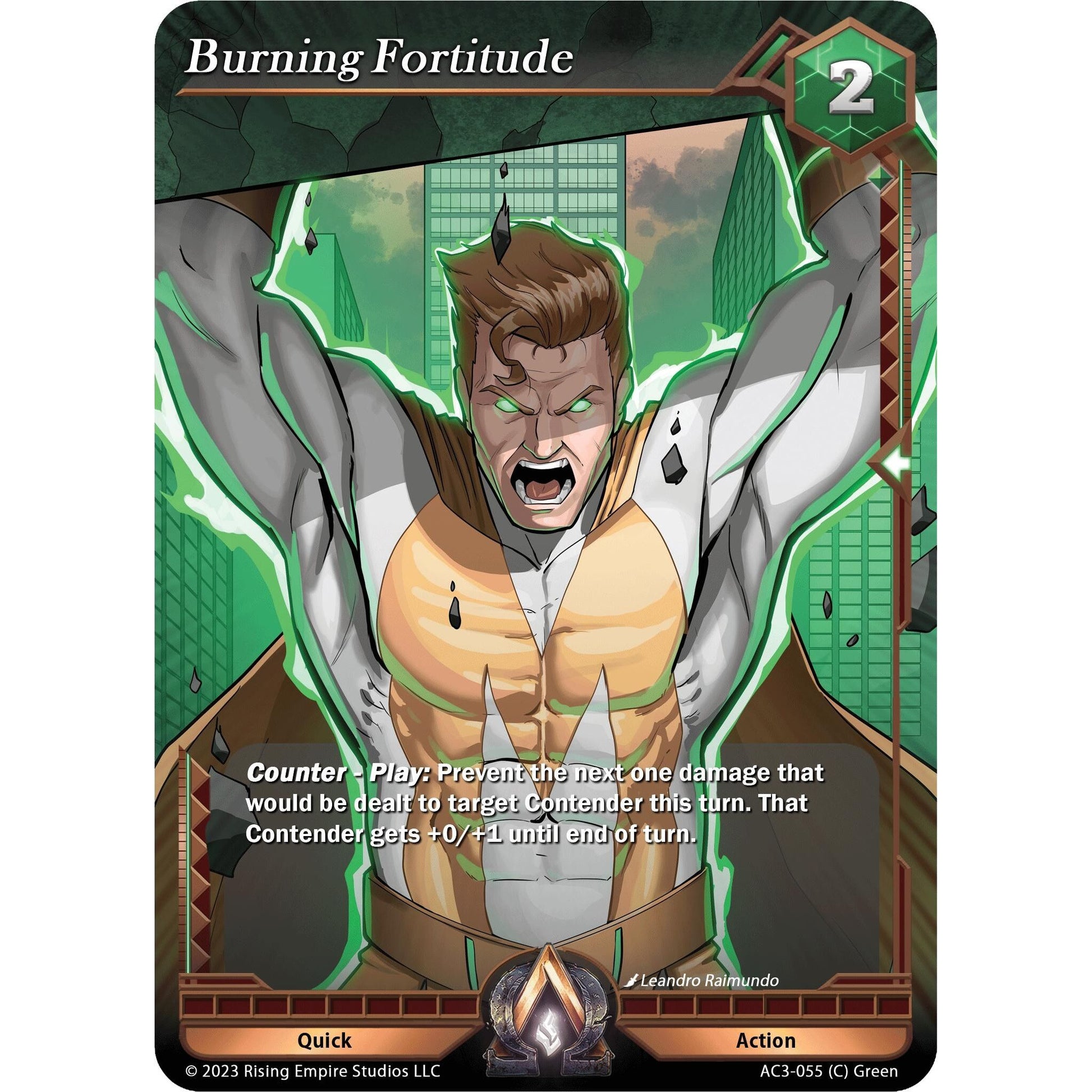 Image for Burning Fortitude (AC3-055) (AC3) - Alpha Clash
