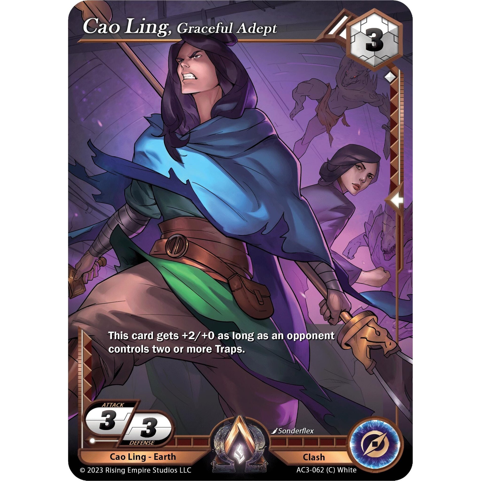 Image for Cao Ling, Graceful Adept (AC3-062) (AC3) - Alpha Clash