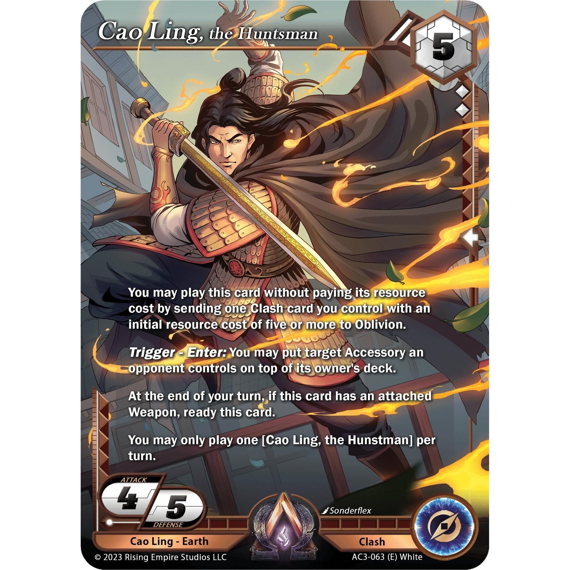 Image for Cao Ling, the Huntsman (AC3-063) (AC3) - Alpha Clash