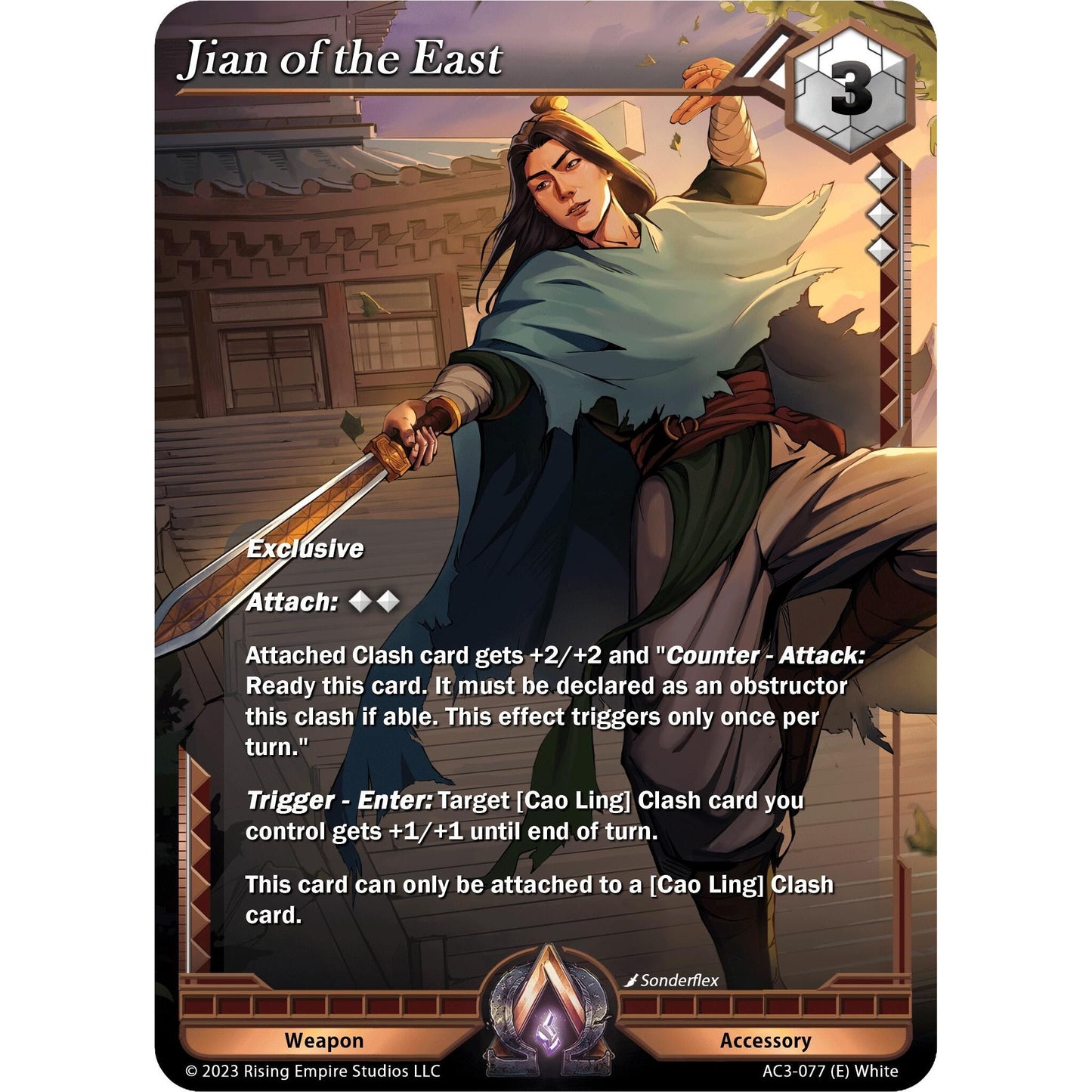 Image for Jian of the East (AC3-077) (AC3) - Alpha Clash