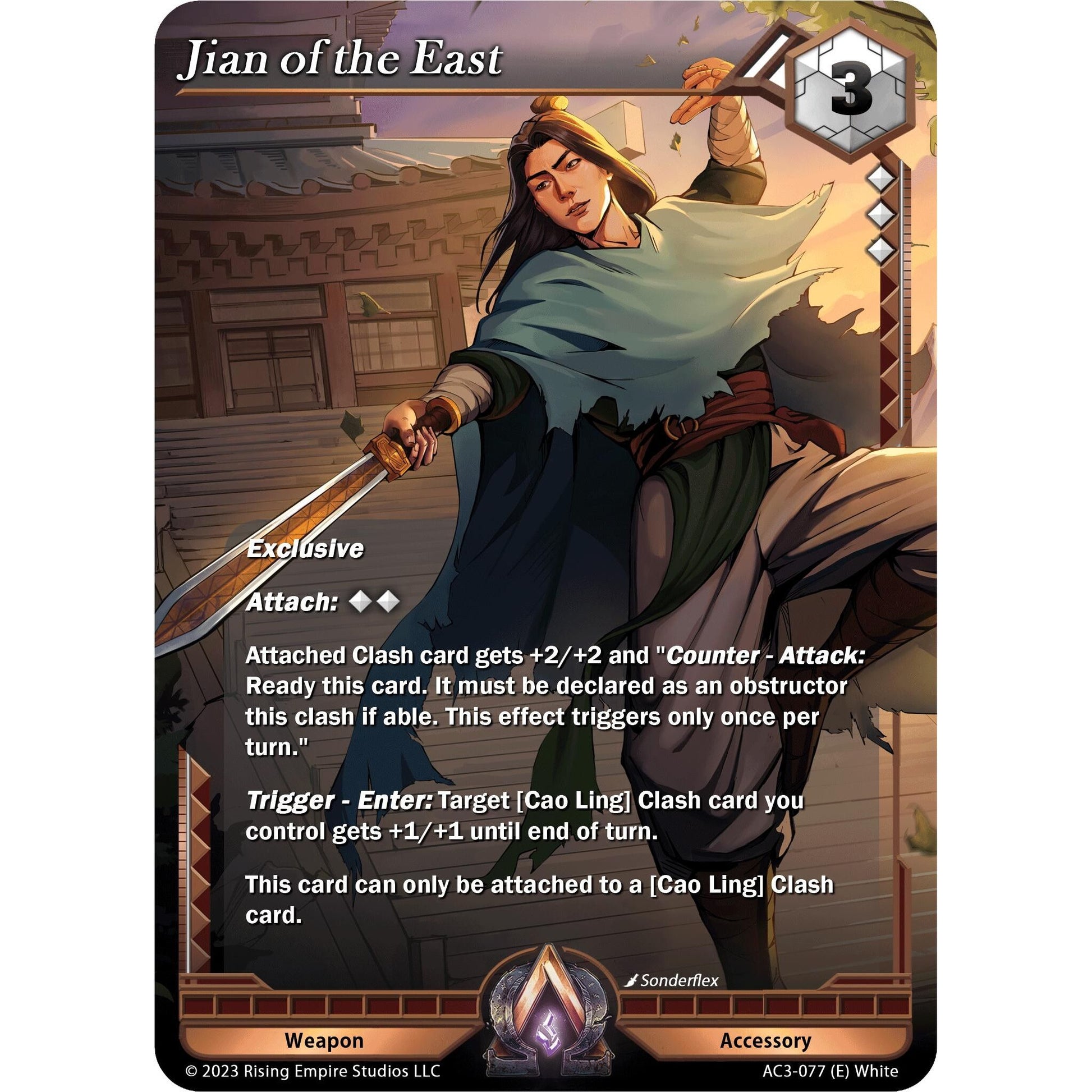 Image for Jian of the East (AC3-077) (AC3) - Alpha Clash